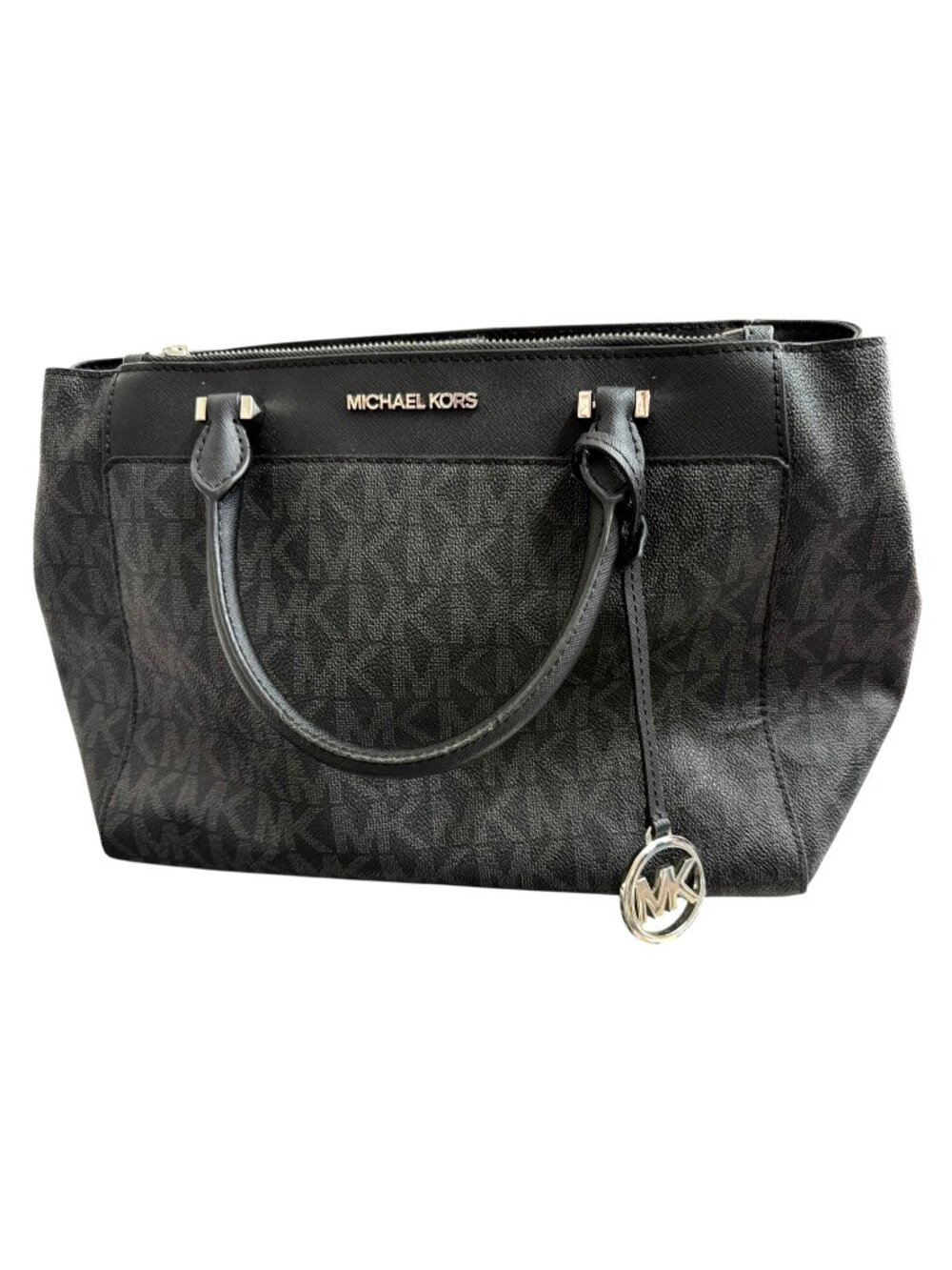Michael Kors Black Signature Graham Top Handle‎ Purse